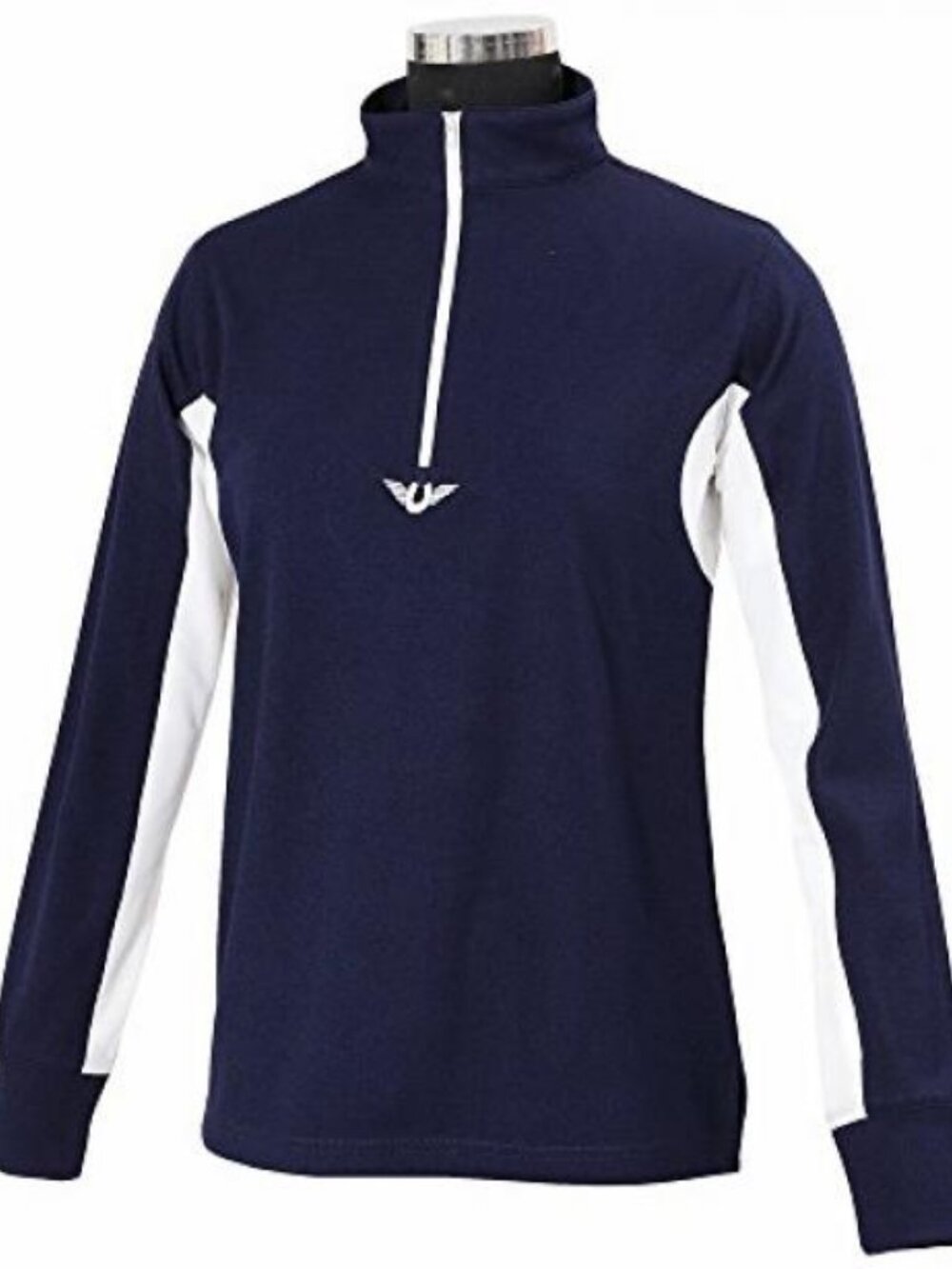 TuffRider Ventilated Technical Long Sleeve Sport Shirt Women Size 3X, Navy NWT